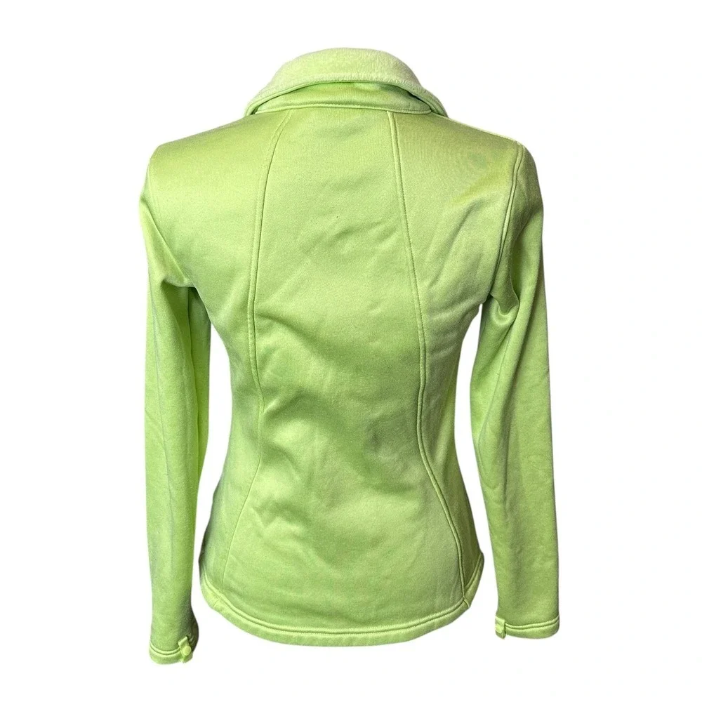 The North Face Jacket Women's Small‎ Lime Green Highanddry Fleece Liner Full Zip